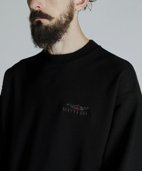 schott」 スウェットカットソー L ブラック メンズ Schott N.Y.C 