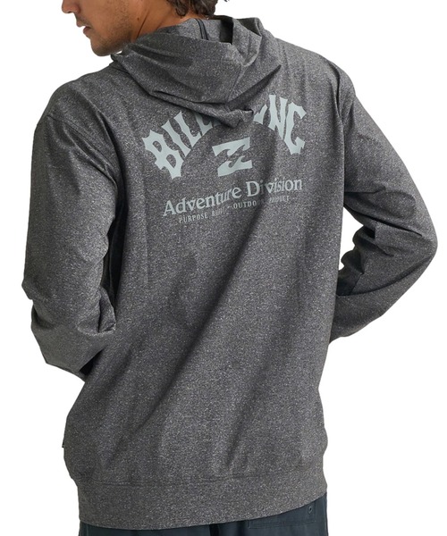グレーLサイズRHC ロンハーマン BILLABONG ラッシュガード 水陸両用 BILLABONG（ビラボン） ラッシュガード メンズ ジップラッシュガード