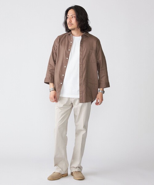 「SHIPS」 長袖シャツ MEDIUM ネイビー メンズ_画像9