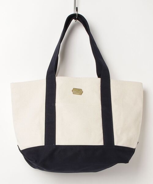 「ROTAR」 トートバッグ FREE ホワイト×ネイビー メンズ_画像6