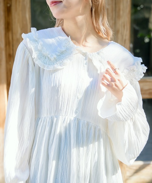 「kutir」 コンビワンピース SMALL イエロー レディース_画像2