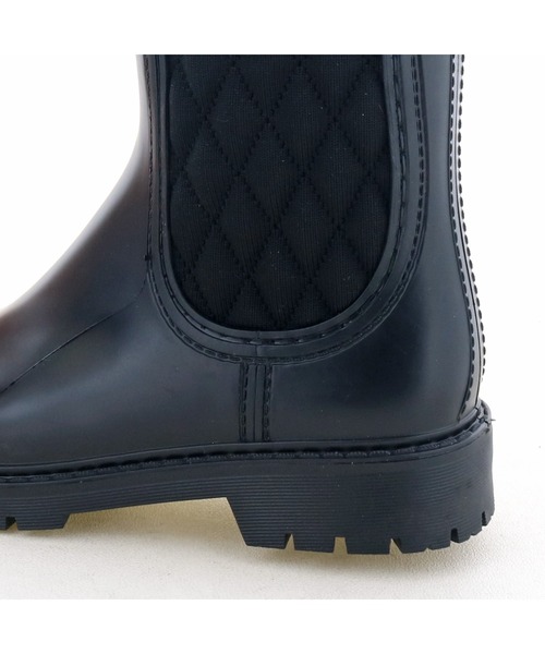 「byあしながおじさん」 レインブーツ L ブラック レディース_画像4
