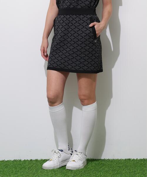 スカート 「PING APPAREL」AZモノグラムジャカードニットスカート 「PERFORMANCE」 (LADIES)の画像
