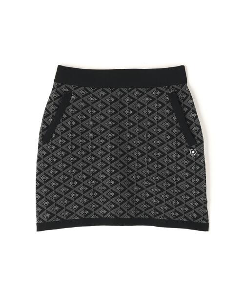 スカート 「PING APPAREL」AZモノグラムジャカードニットスカート 「PERFORMANCE」 (LADIES)の画像