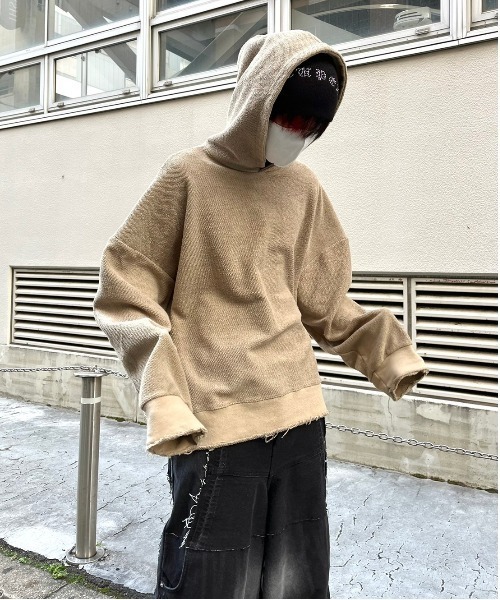 「XU」 「GLAMOUR」プルオーバーパーカー ONE SIZE ブルー メンズ_画像9