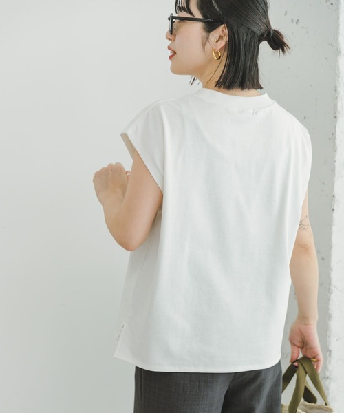 「ITEMS URBANRESEARCH」 半袖カットソー FREE グレー レディース_画像4