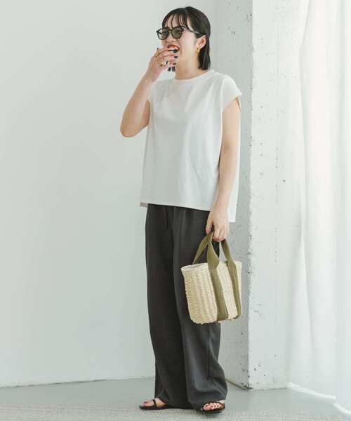 「ITEMS URBANRESEARCH」 半袖カットソー FREE グレー レディース_画像5