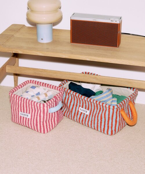 SAHIR（サヒール） 収納 サヒール」Fabric basket S ファブリック