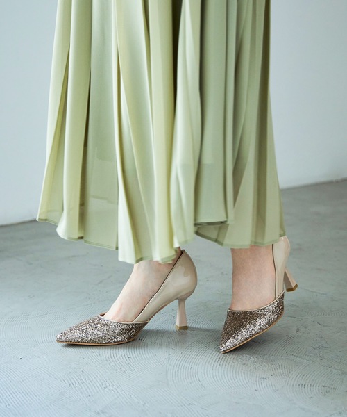 「niana」 パンプス 39(24.5 ブラック レディース_画像2