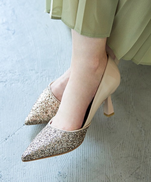 「niana」 パンプス 39(24.5 ブラック レディース_画像6