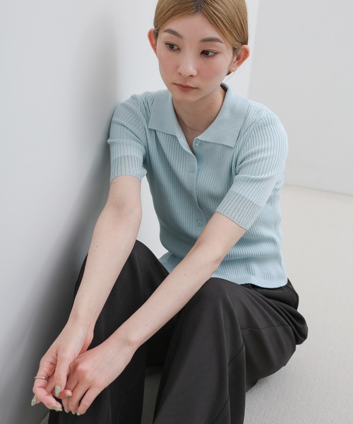 select MOCA（セレクトモカ） カーディガン 半袖 「ZOZO限定」ハーフ