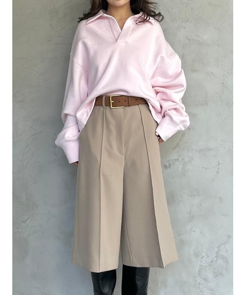 「Mila Owen」 長袖カットソー FREE グレー レディース_画像5