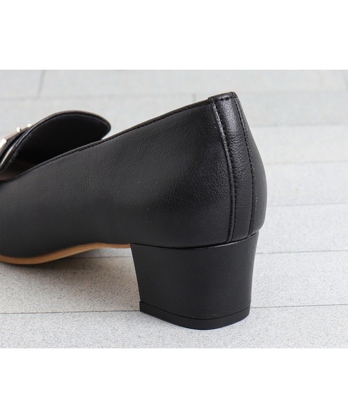 「artemis by DIANA」 パンプス 24.5cm ブラック×ホワイト レディース_画像4