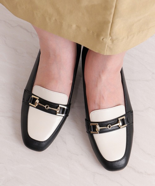 「artemis by DIANA」 パンプス 24.5cm ブラック×ホワイト レディース_画像5