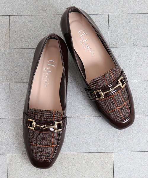 「artemis by DIANA」 パンプス 24.5cm ブラック×ホワイト レディース_画像9