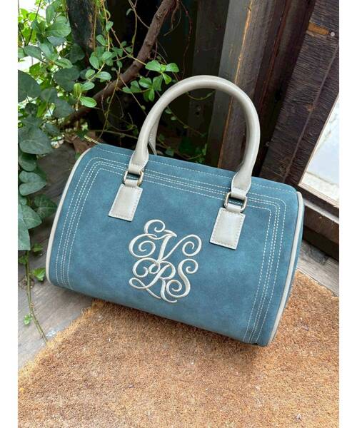 EVRIS（エヴリス） ボストンバッグ エンブレムステッチボストンBAG 