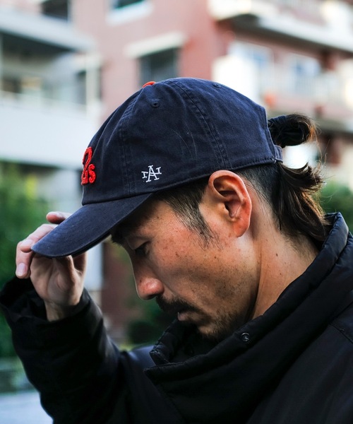 「AMERICAN NEEDLE」 キャップ FREE ネイビー メンズ_画像9