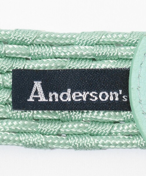 ベルト Anderson's 革巻き ダブルリングベルト メンズ_9