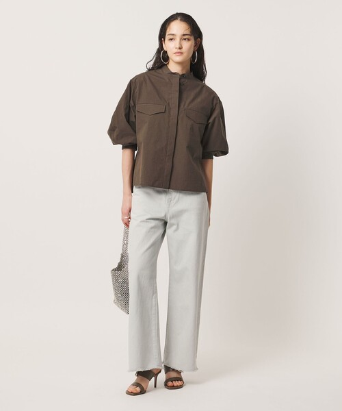 NAOKOTSUJI+UNITED ARROWS シャツ+パンツ UNITED ARROWS（ユナイテッドアローズ） シャツ ネップクロス グレン