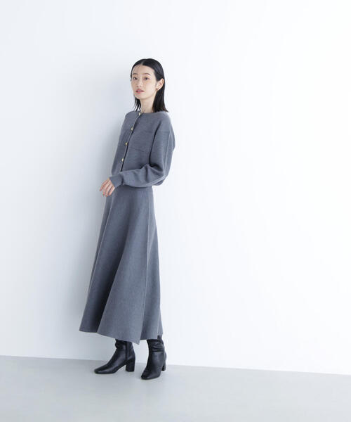 「NATURAL BEAUTY BASIC」 セットアップ P/S チャコールグレー レディース_画像7
