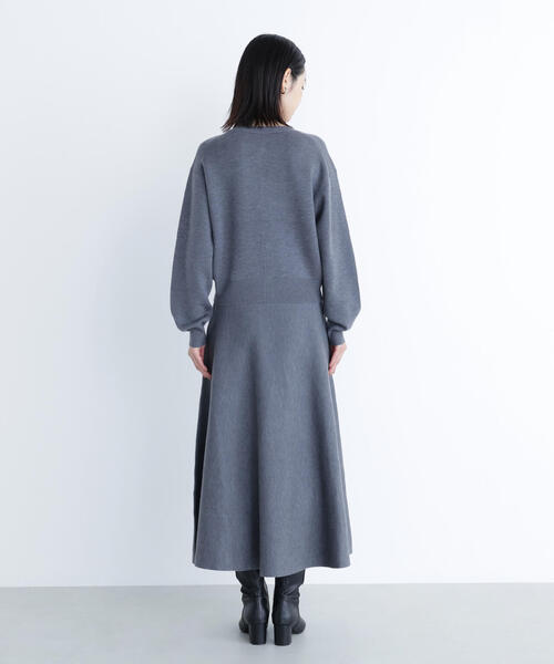 「NATURAL BEAUTY BASIC」 セットアップ P/S チャコールグレー レディース_画像9