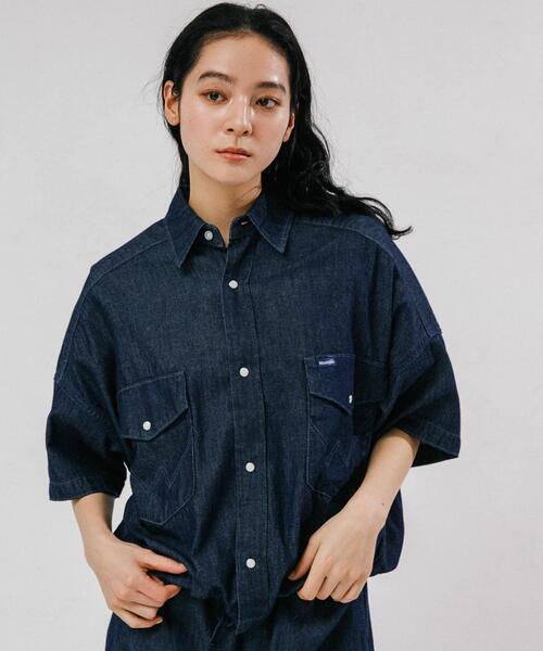 Wrangler（ラングラー） ブラウス シャツ 半袖 「別注」Wrangler×EKAL 