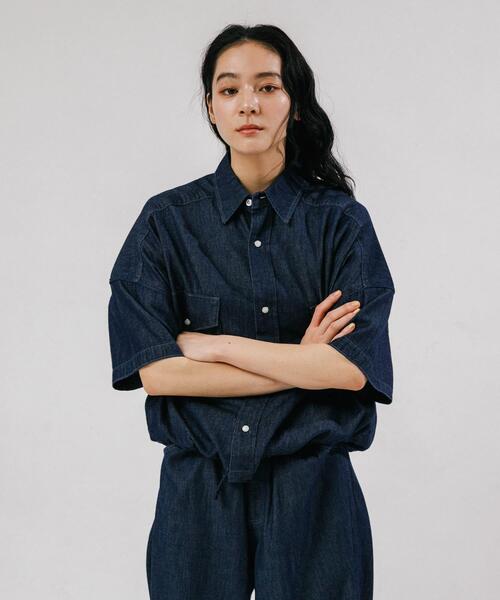 Wrangler（ラングラー） ブラウス シャツ 半袖 「別注」Wrangler×EKAL 