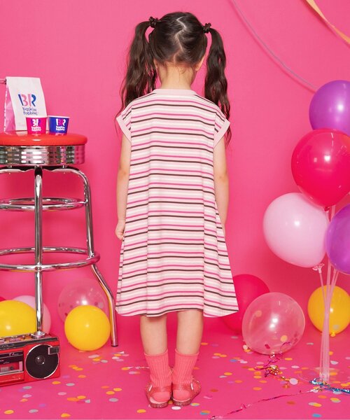 「BREEZE」 「KIDS」ノースリーブワンピース 90 アイボリー キッズ_画像7