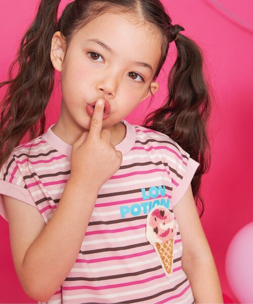 「BREEZE」 「KIDS」ノースリーブワンピース 90 アイボリー キッズ_画像8