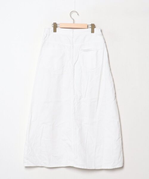「SELECT LEVERY」 「nod」ロングスカート X-LARGE ホワイト レディース_画像2