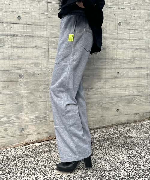 「mi via loca」 スウェットパンツ FREE トップグレー レディース_画像3
