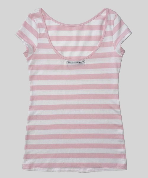 SCULPTOR（スカルプター） ワンピース 半袖 Sweet Kitty Stripe Dress