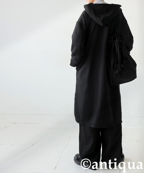 「antiqua」 カーディガン ONESIZE ブラック レディース_画像8