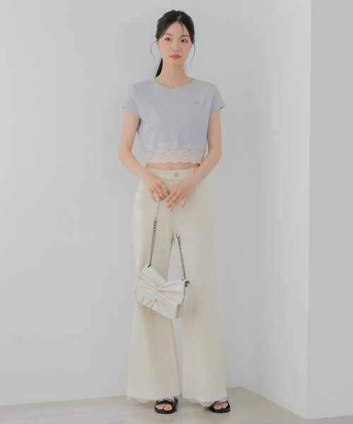 Heather（ヘザー） サンダル シャイニーリボンヒールサンダル 773976