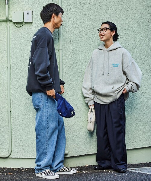 「FREAK'S STORE」 スウェットカットソー SMALL グレー メンズ_画像6