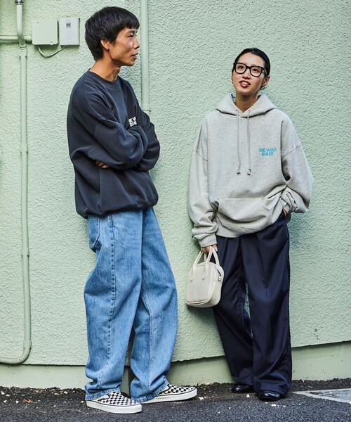 「FREAK'S STORE」 スウェットカットソー SMALL グレー メンズ_画像7