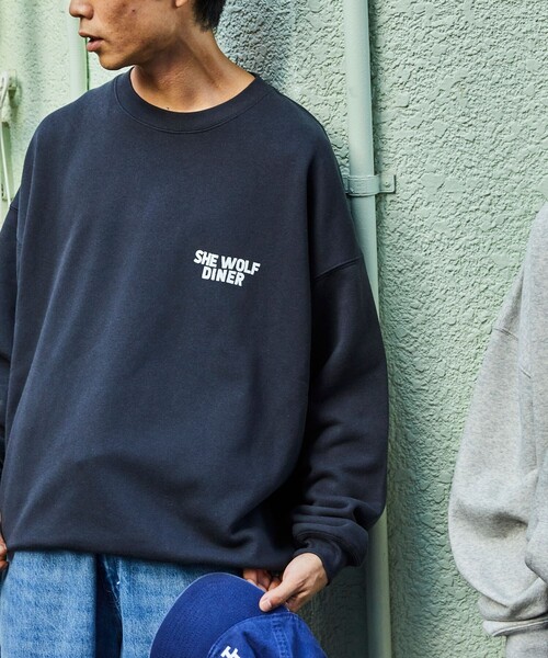「FREAK'S STORE」 スウェットカットソー SMALL グレー メンズ_画像8