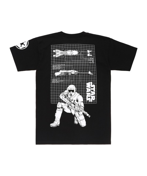 「BAIT」 半袖Tシャツ - ブラック メンズ_画像3