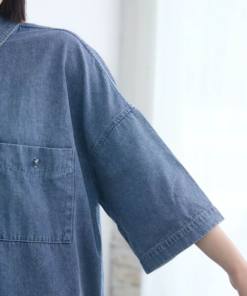 「RETRO GIRL」 半袖シャツ FREE グレー レディース_画像5