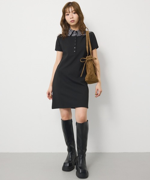 SLY（スライ） ロング ブーツ 「美脚チートブーツ」SQUARE TOE KNEE