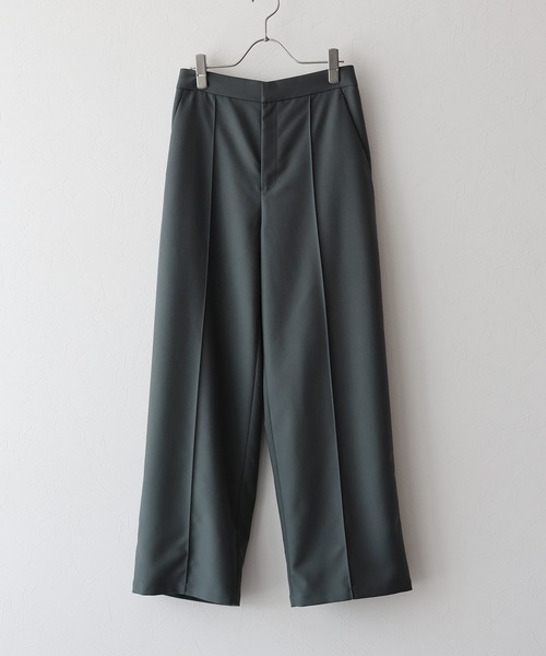 「J by blue」 スラックス SMALL モカ レディース_画像2