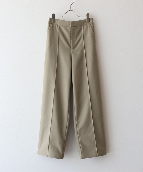 「J by blue」 スラックス SMALL モカ レディース_画像3