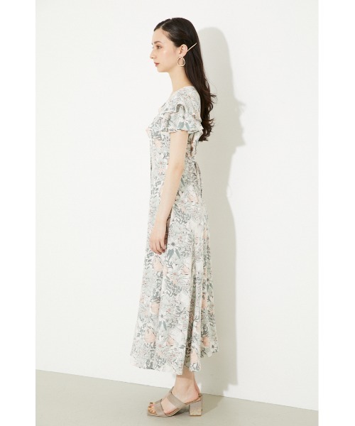 「rienda」 ノースリーブワンピース MEDIUM アイボリー レディース_画像3
