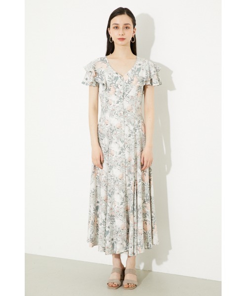 「rienda」 ノースリーブワンピース MEDIUM アイボリー レディース_画像9