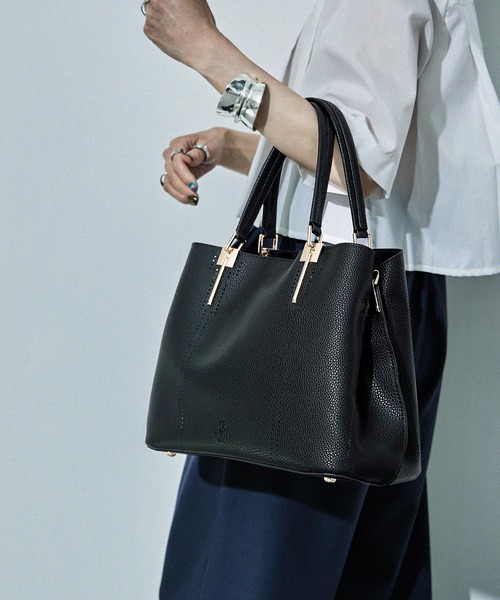 「D.KELLY」 2WAYバッグ ONE SIZE ブラック レディース_画像9