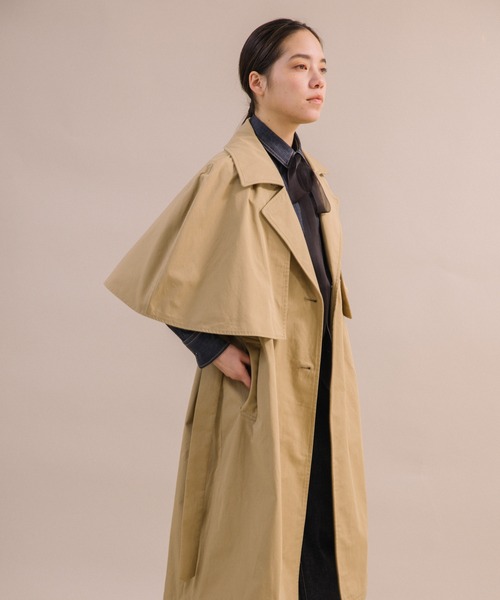 Liyoca（リヨカ） トレンチコート コート 「Liyoca」ツイルケープ