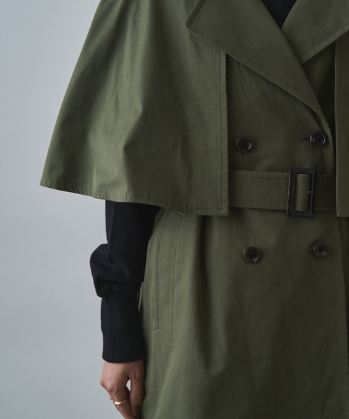 Liyoca（リヨカ） トレンチコート コート 「Liyoca」ツイルケープ