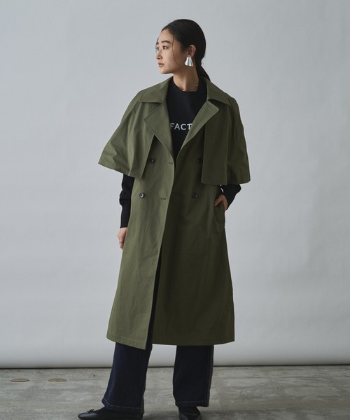 Liyoca（リヨカ） トレンチコート コート 「Liyoca」ツイルケープ