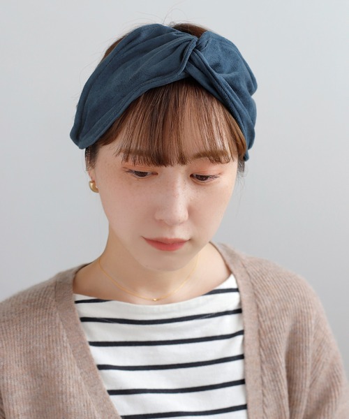 ANEMONE（アネモネ） ヘアバンド スエード調シックカラーターバン