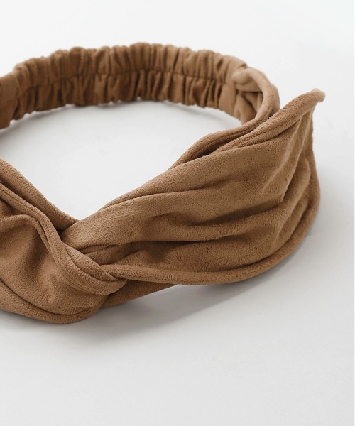 ANEMONE（アネモネ） ヘアバンド スエード調シックカラーターバン